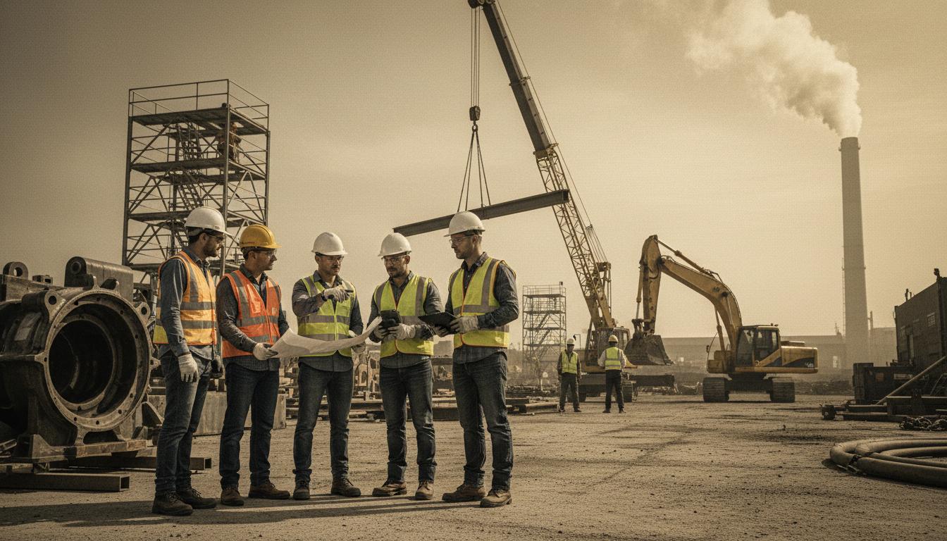 Industrial worksite