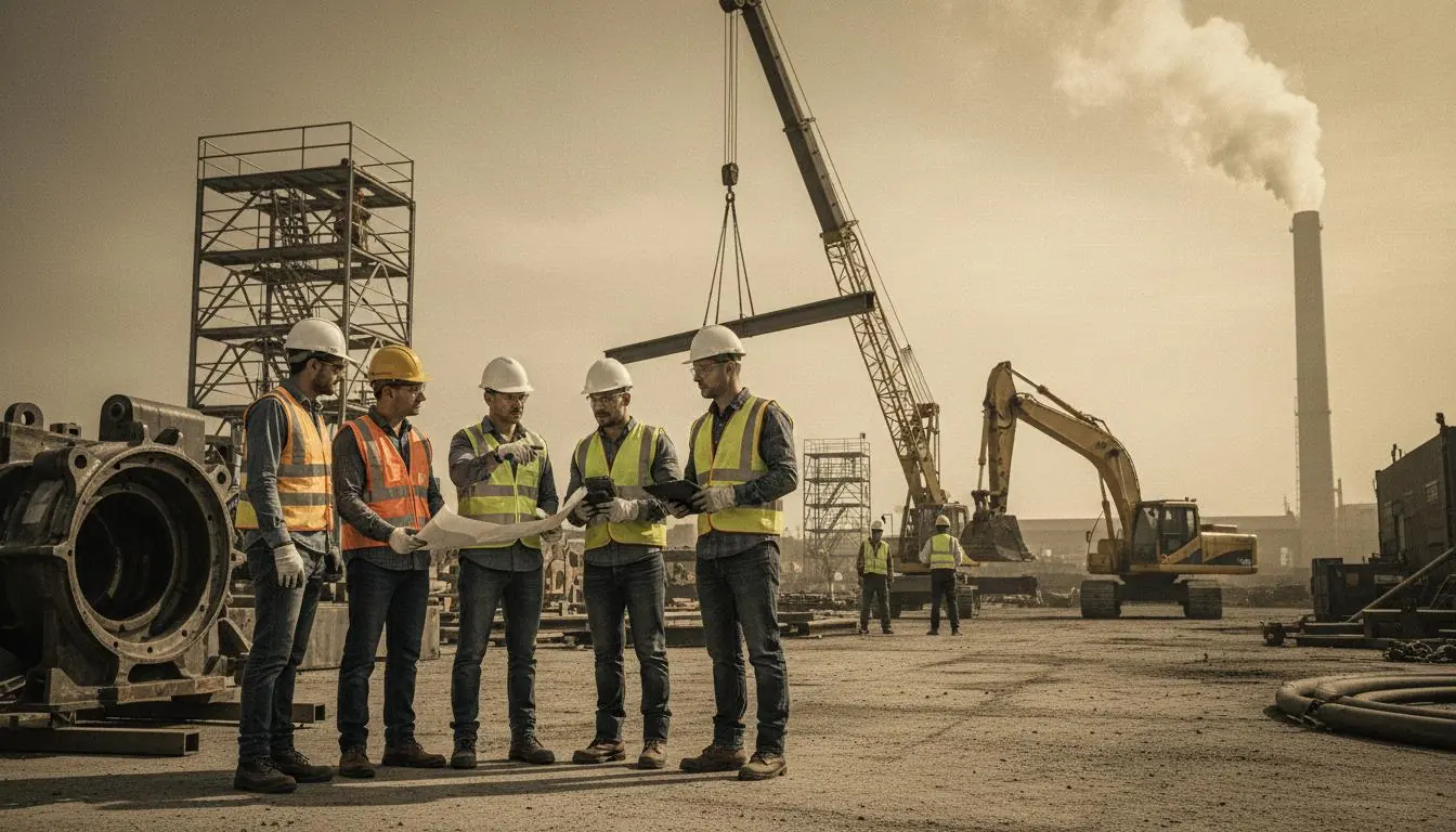 Industrial worksite